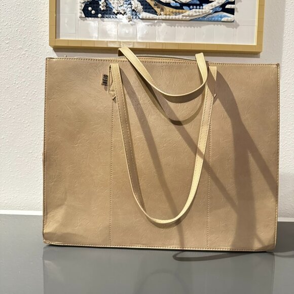 BEIS Large Work Tote in Beige - Picture 3 of 10